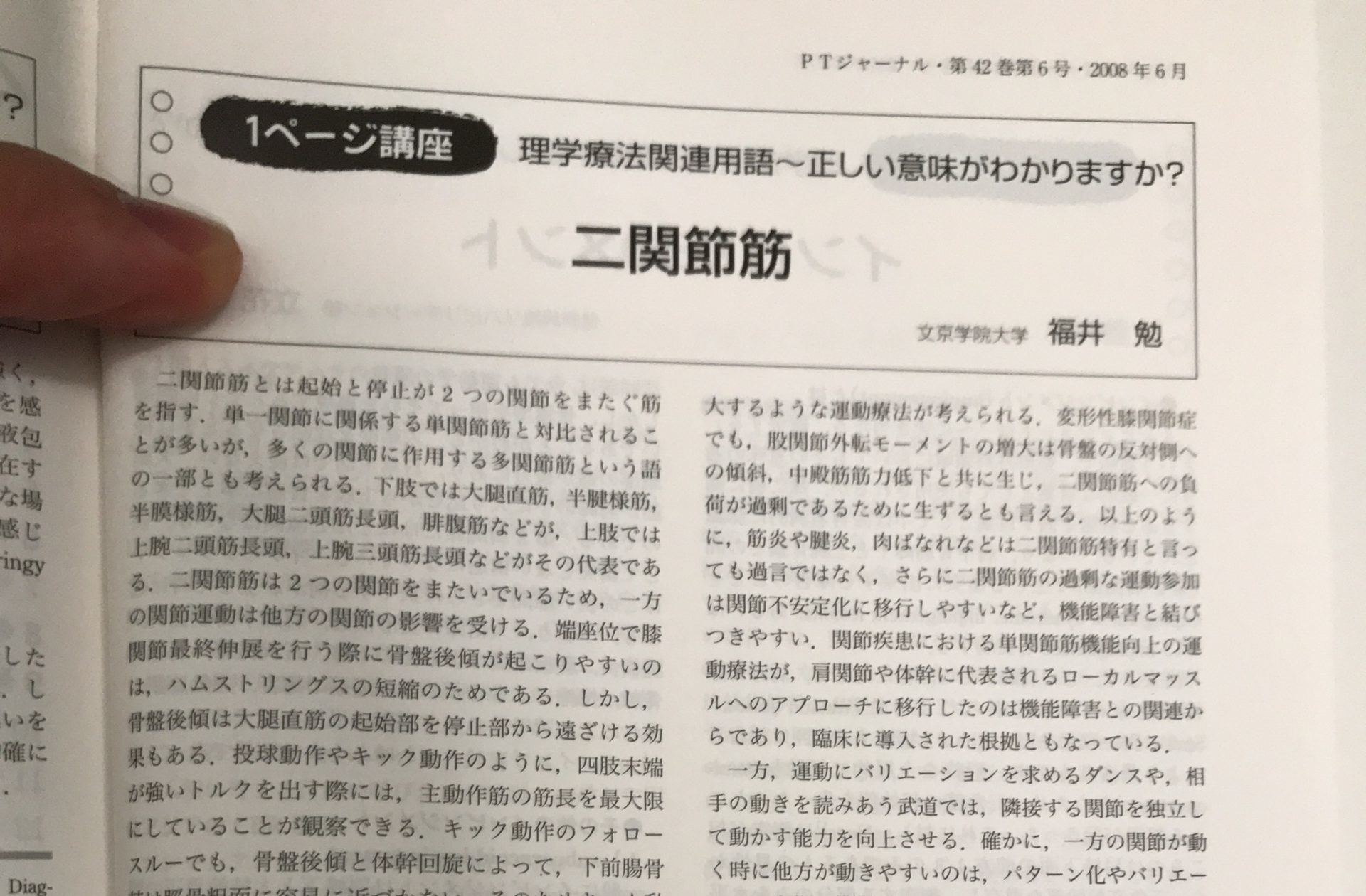 二関節筋,多関節,ジャンパー膝,変形性膝関節症,ハムストリングス,大腿